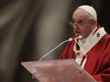 Pope Francis celebrates Pentecost Sunday Mass in St. Peter’s Basilica, May 23, 2021.
